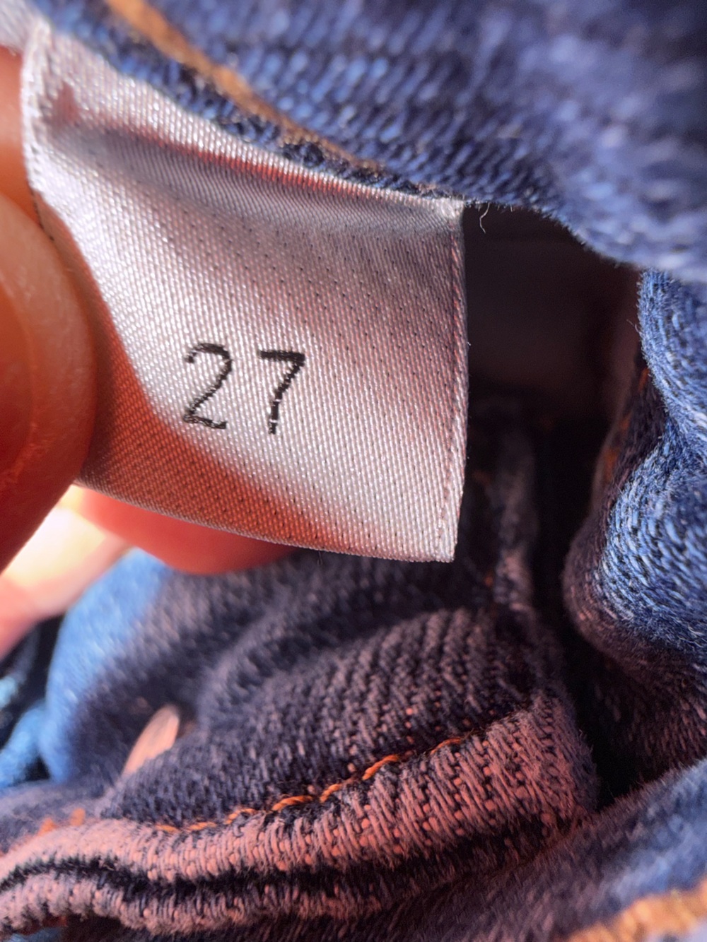 Blue Floral-Panel Flare Jeans for Women - Picture 8 of 8